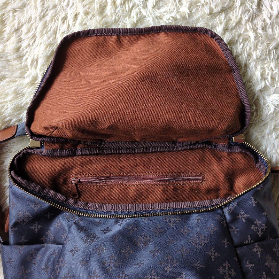 russet　ラシット　総柄　バックパック　ナイロン×レザー　リュック