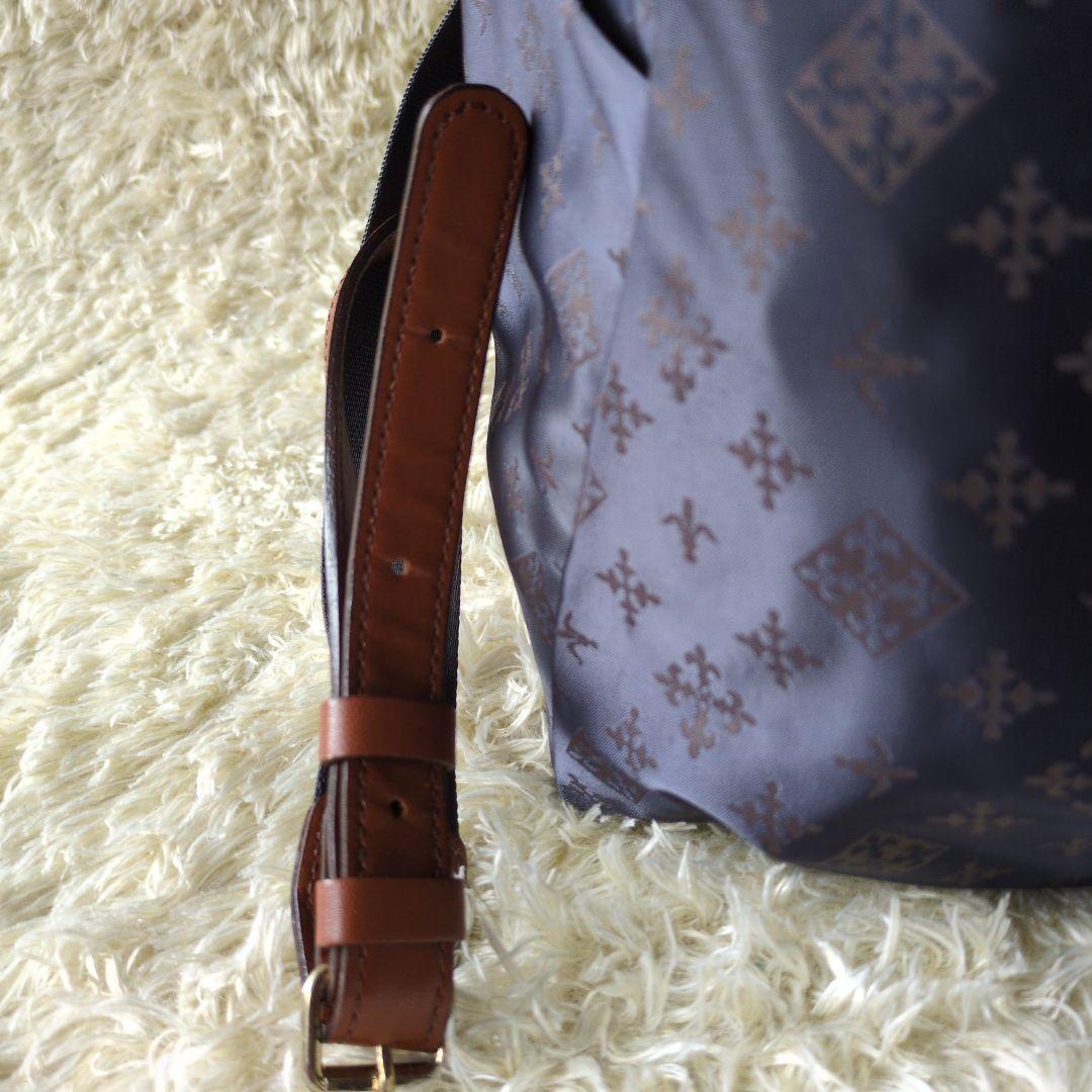 russet　ラシット　総柄　バックパック　ナイロン×レザー　リュック