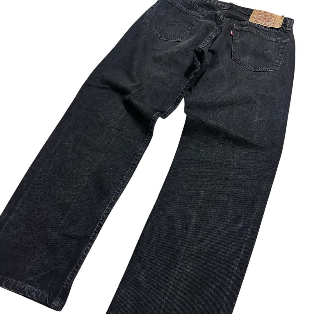 01年製 \"Levi's\" 501 Black Denim Pants
