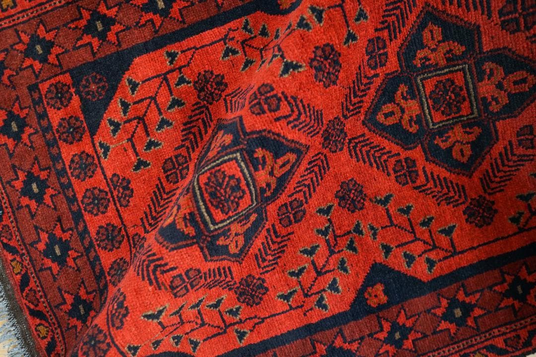 Halo 194×83cm 手織り絨毯 カールモハメディ ランナー