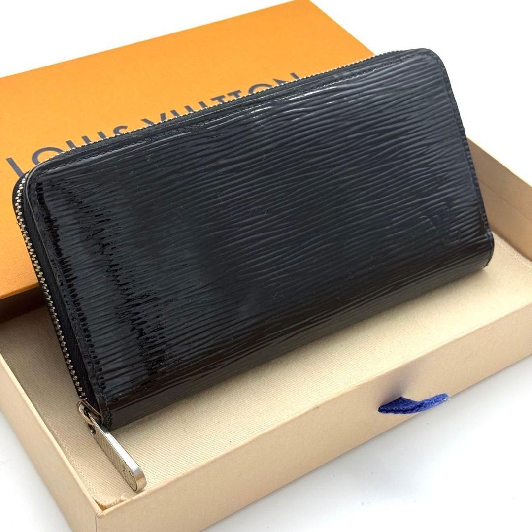 【最高級美品】ルイヴィトン エピ エレクトリック ジッピーウォレット ノワール