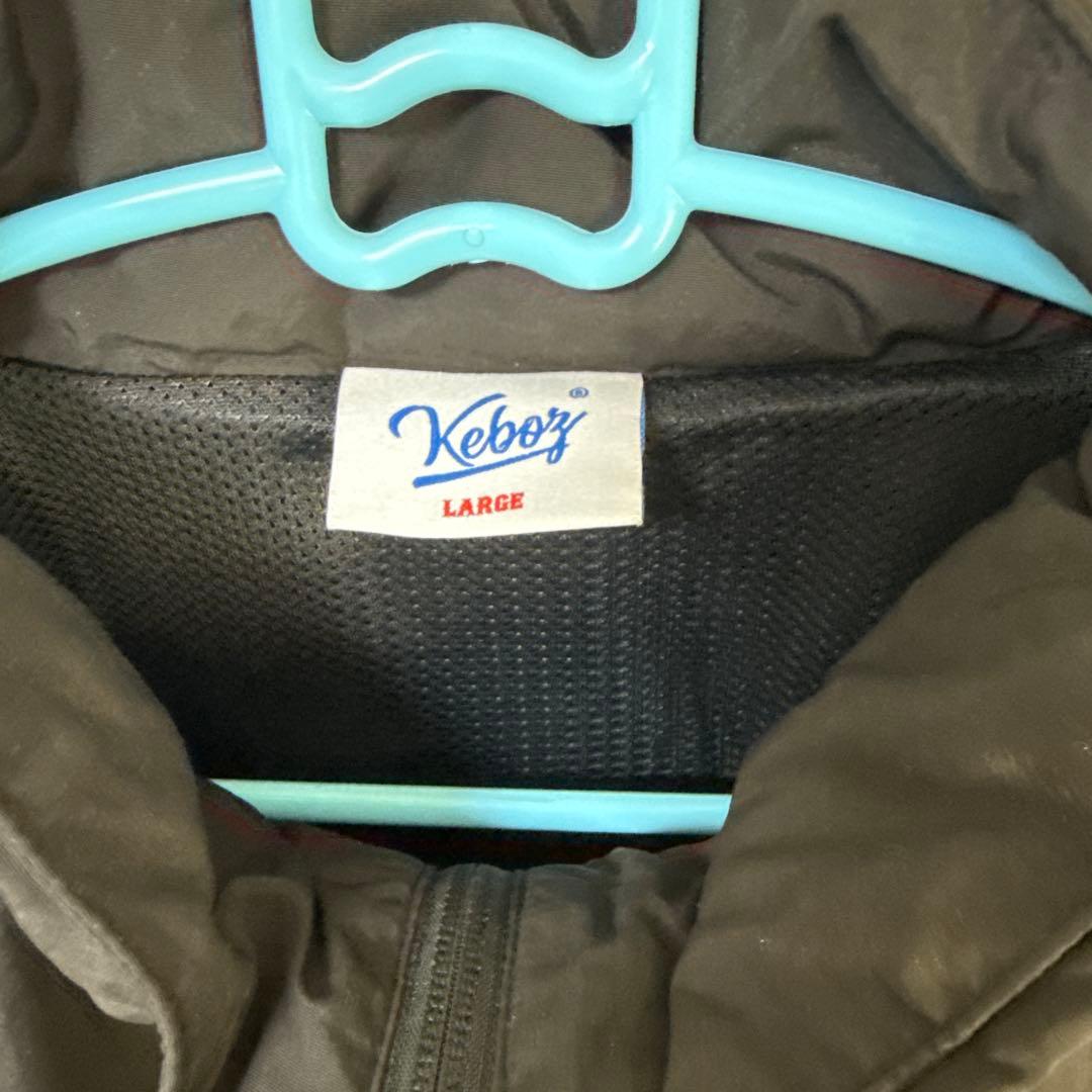 KEBOZ ブラック ナイロンジャケット