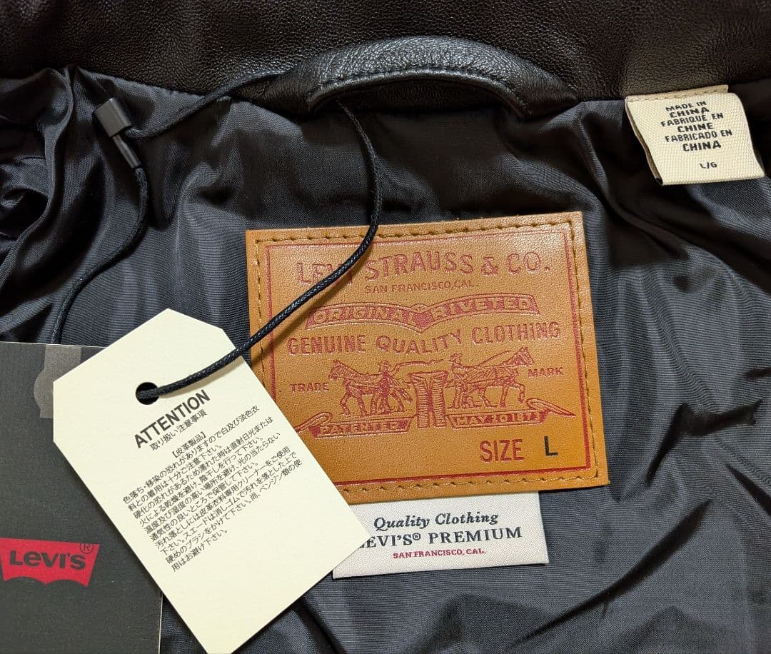 Levi's PREMIUM 2ndレザージャケット L