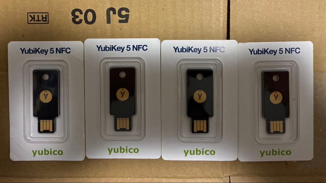 ［専用出品］新品未開封 Yubico YubiKey 5 NFC 4点