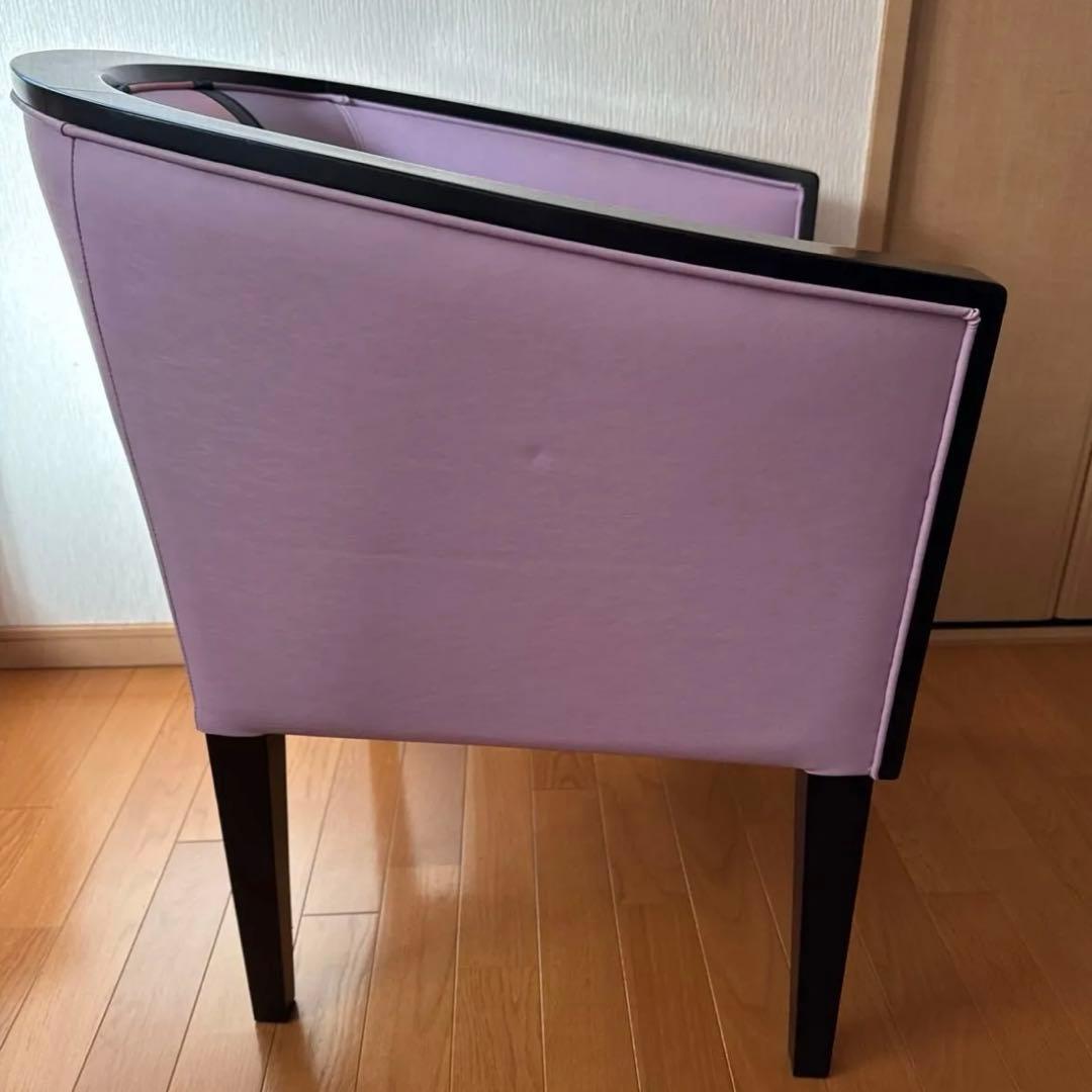 リエンダ　椅子 イス アームチェア ラウンジチェア 1Pストライプデザイン