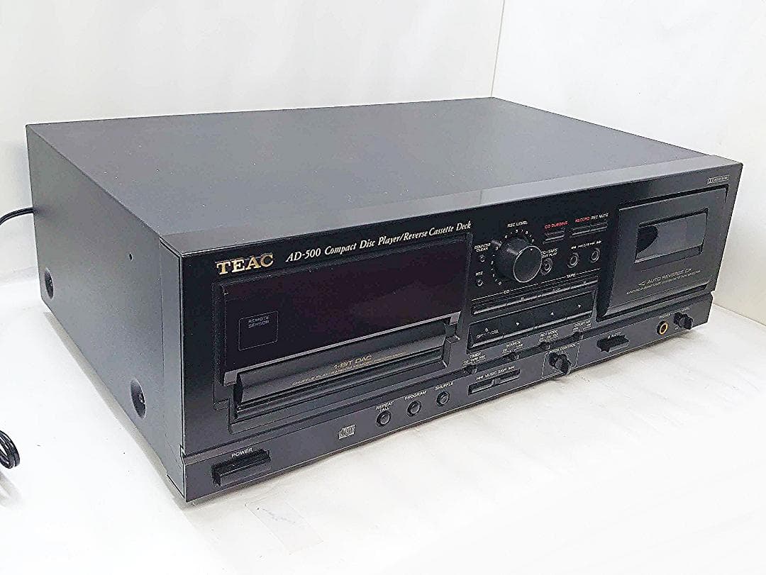 【TEAC】 AD-500｜CDプレーヤー＋カセットデッキ｜一体型｜リモコン付属