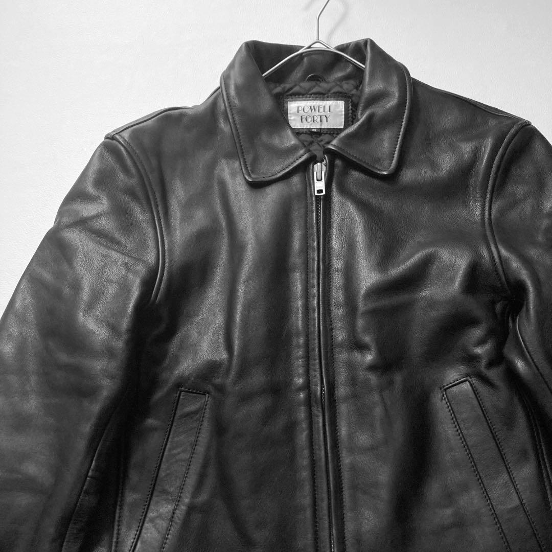 【daisuke】 POWELL FORTY 牛革 ライダースジャケット