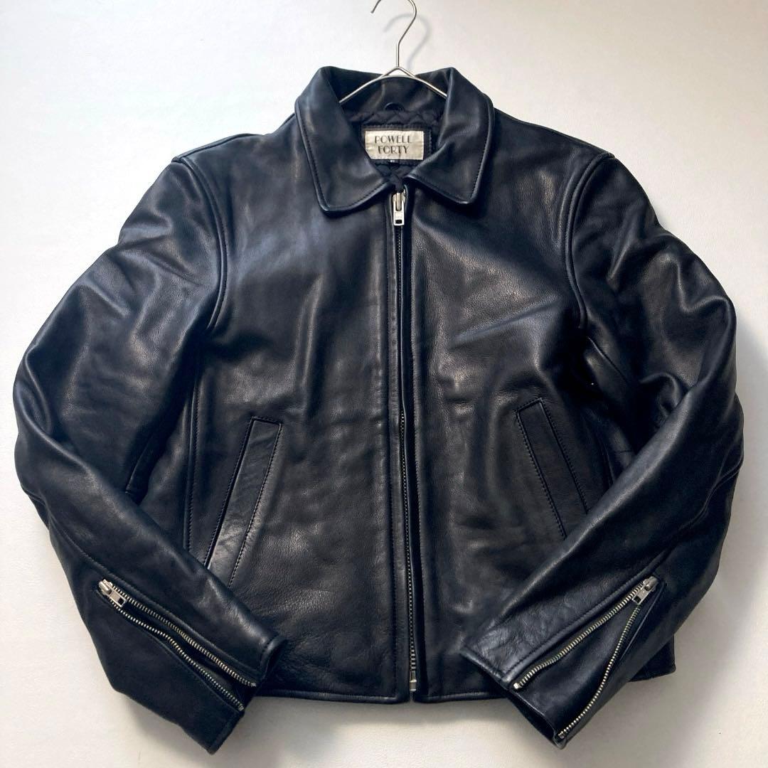 【daisuke】 POWELL FORTY 牛革 ライダースジャケット