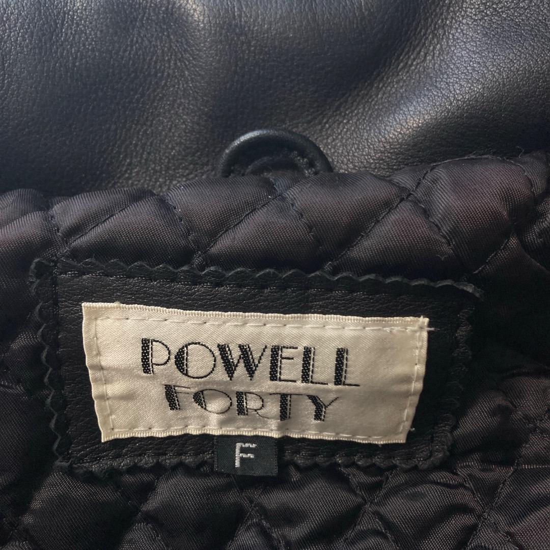 【daisuke】 POWELL FORTY 牛革 ライダースジャケット