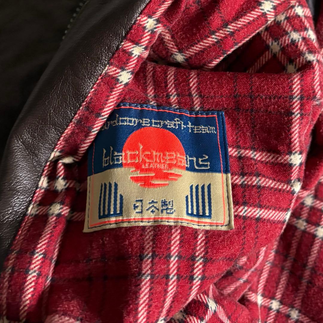 こ*ん様 00's vintage blackmeans レザージャケット アー