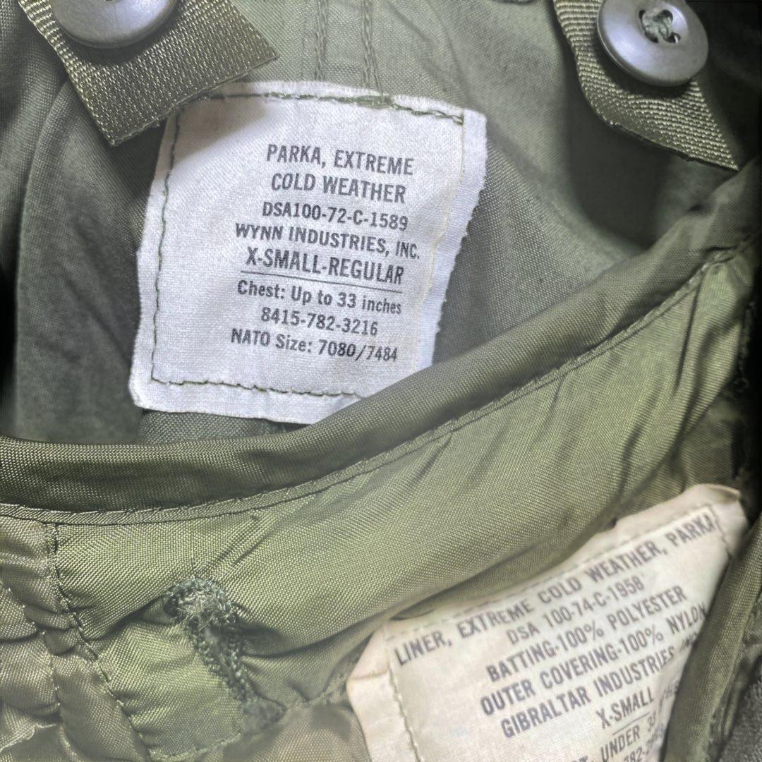 XSサイズ 実物M-65フィッシュテールパーカー　70s セット