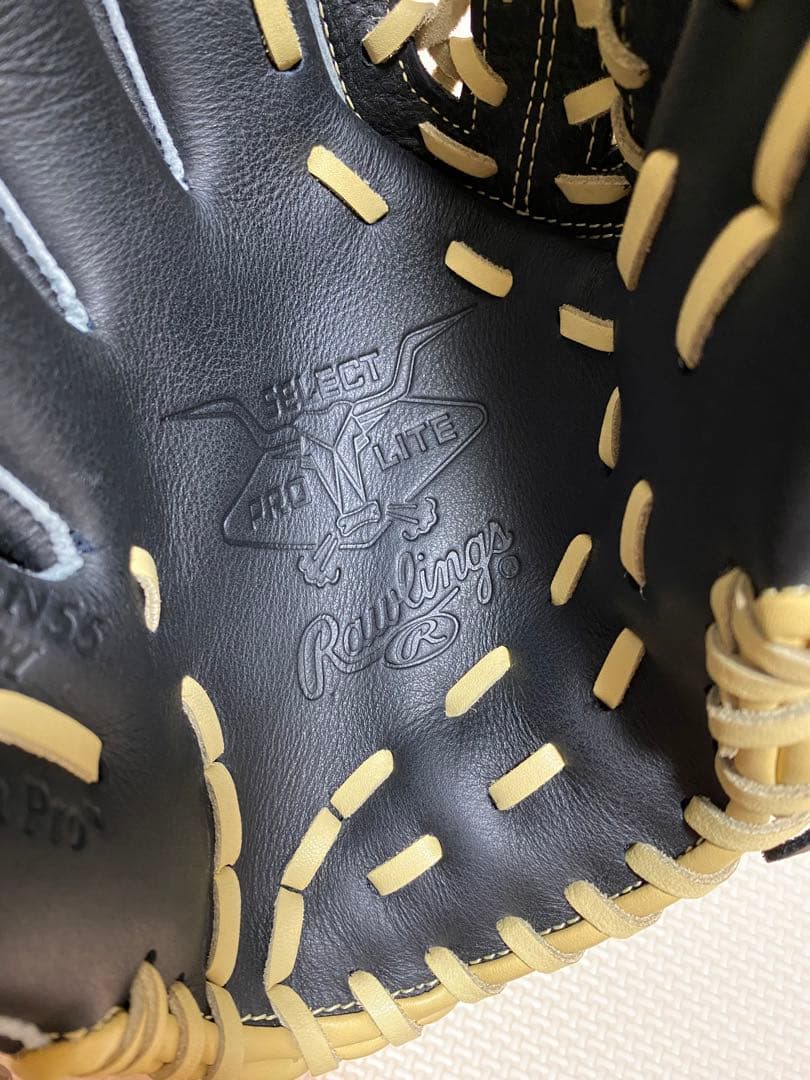 Rawlings 軟式グローブ 黒/クリーム 美品