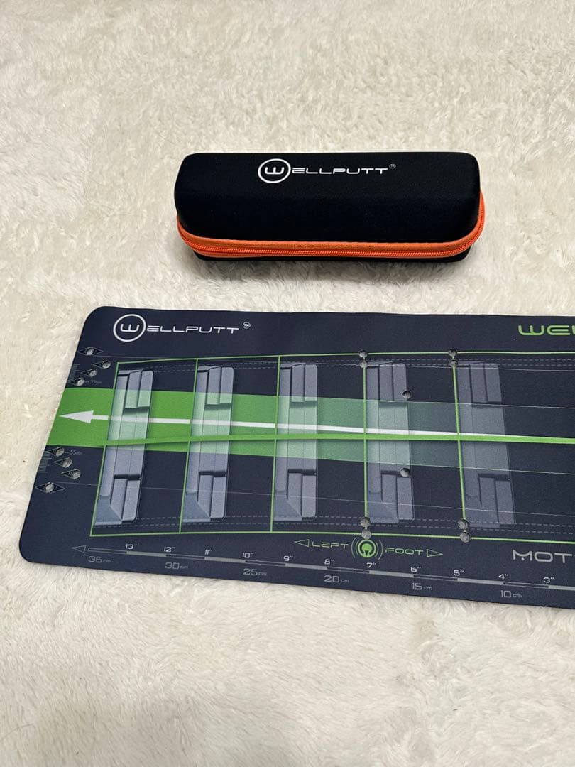 wellputt ウェルストローク　18度　パター練習 インドアティ付き