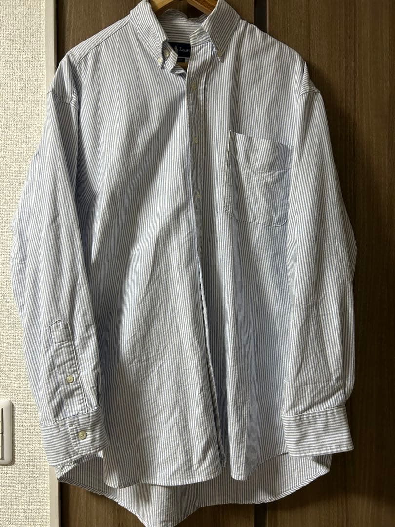 POLO RALPH LAUREN ストライプ　オックスフォード　裾ポニー