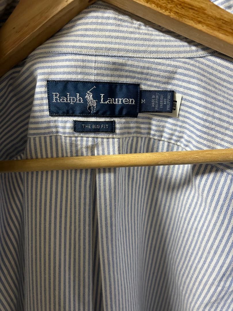 POLO RALPH LAUREN ストライプ　オックスフォード　裾ポニー