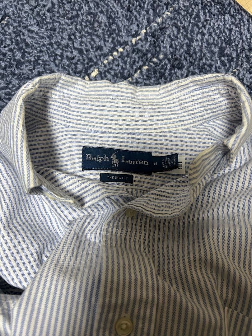 POLO RALPH LAUREN ストライプ　オックスフォード　裾ポニー