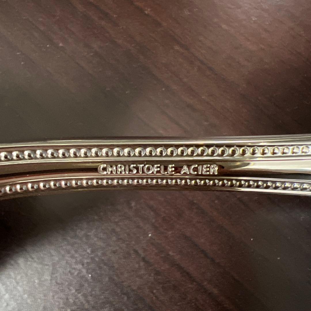 【新品未使用】クリストフル　テーブルナイフ、フォーク、スプーン9点