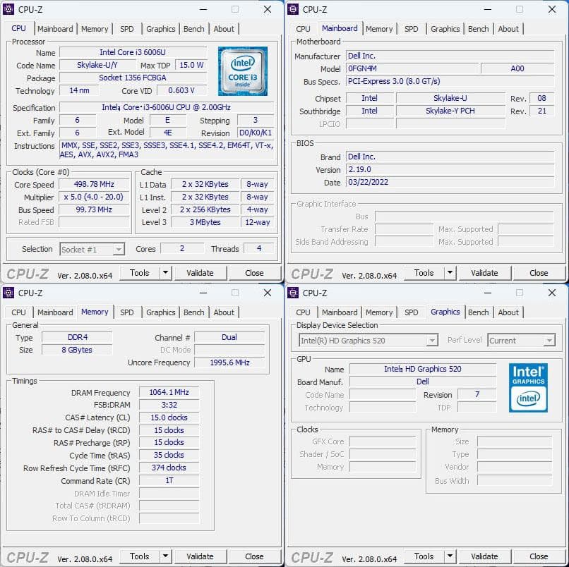 ノートPC DELL inspiron15-3567 i3-6006U