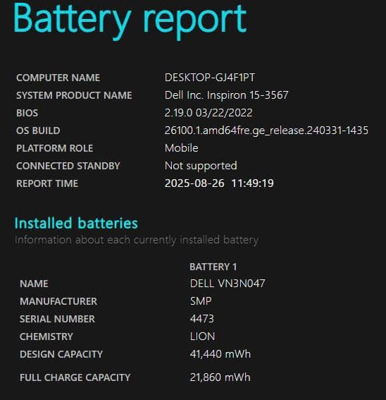 ノートPC DELL inspiron15-3567 i3-6006U