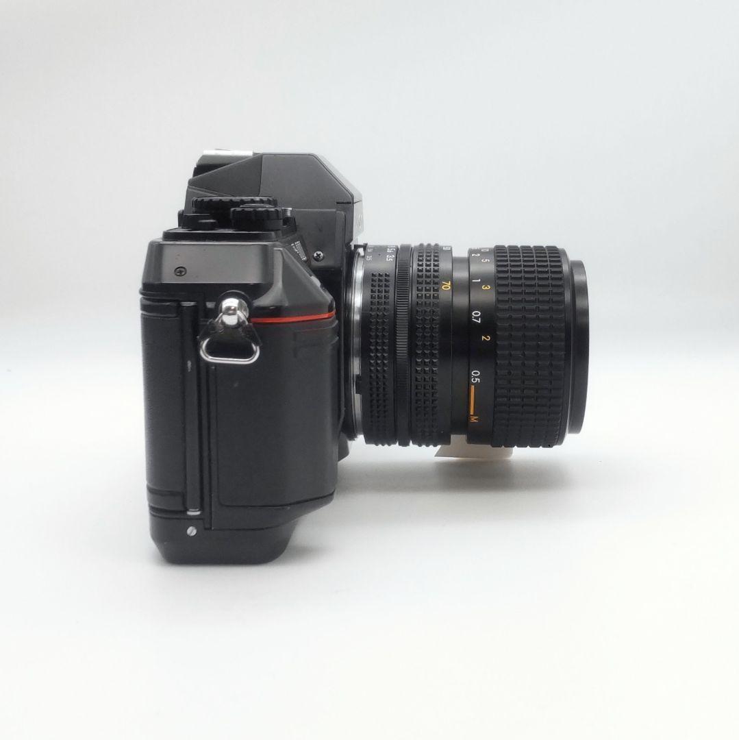 【完動品◆極美品】懐かしくエモい写り◆旧ロゴNikon F-301レンズセット