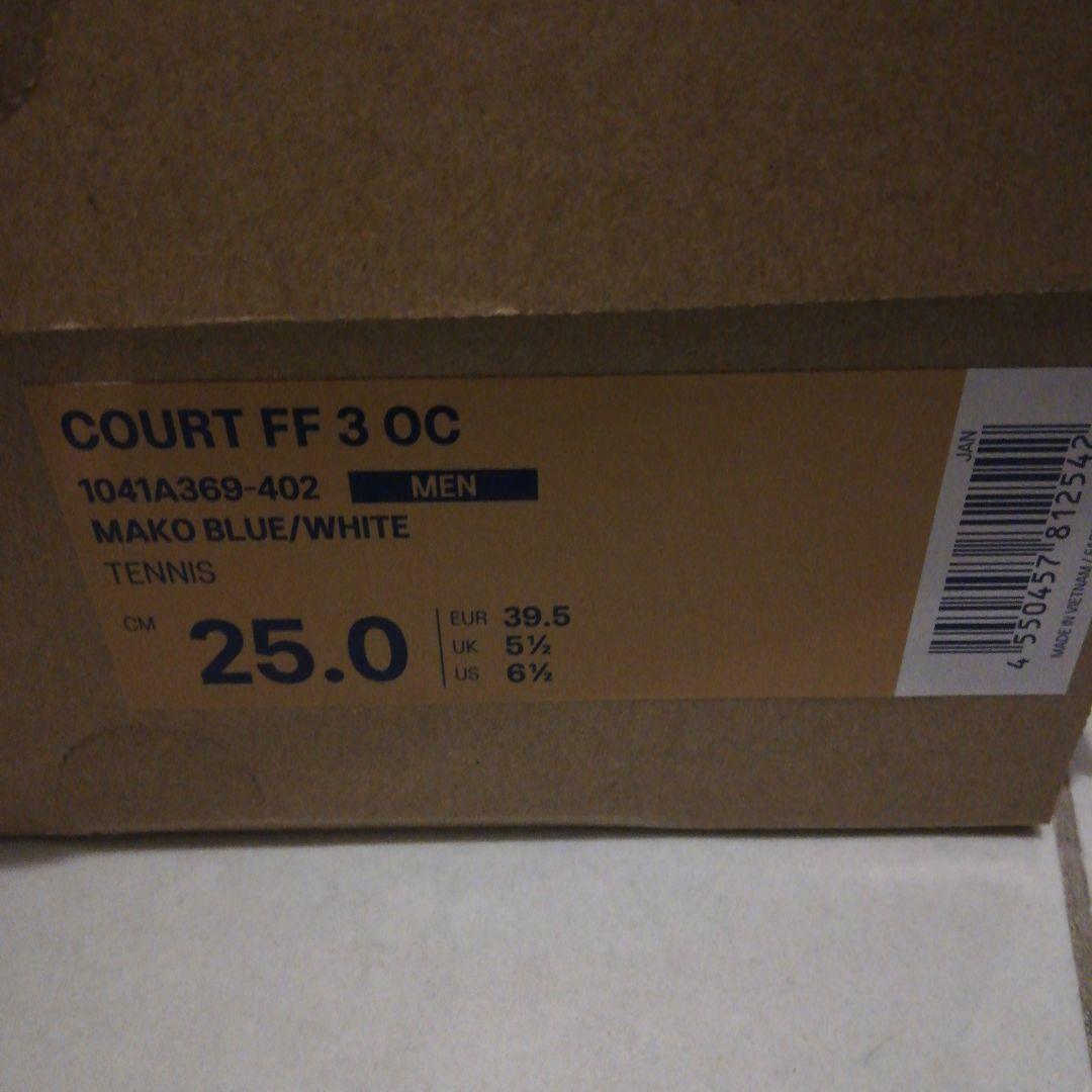 ASICS COURT FF 3 OC テニスシューズ 25.0cm