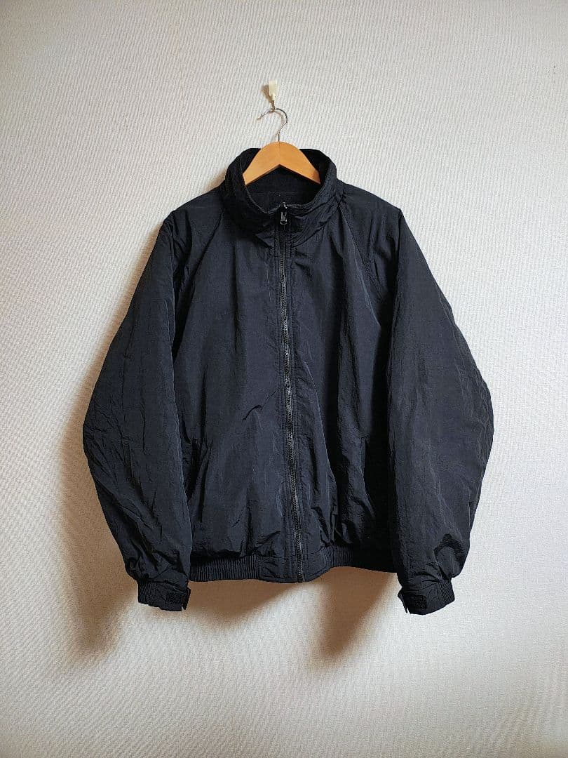 BONBON STORE リバーシブルフリースジャケット B5127 ブラック