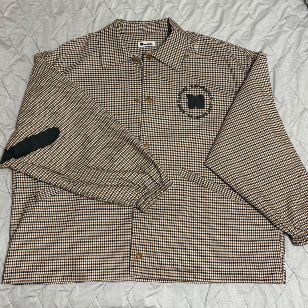 【2度のみ着用】Naptime/コーチジャケット/チェック