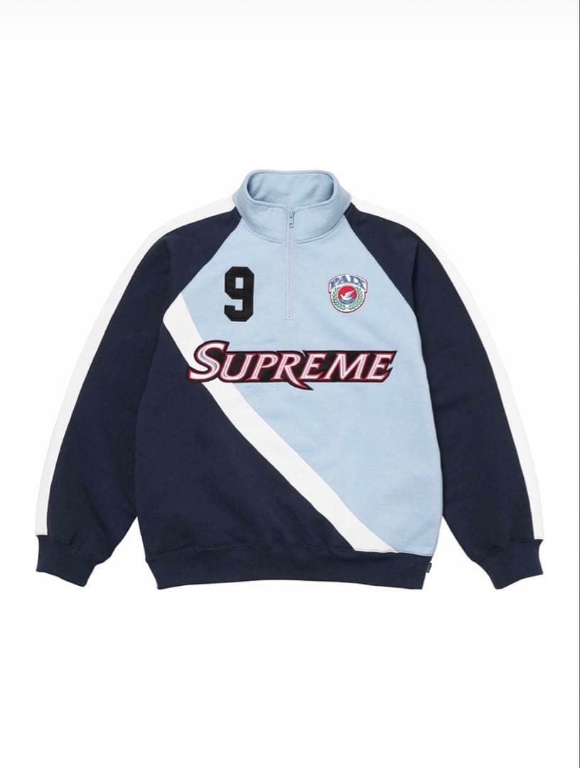supreme シュプリーム　ハーフジップ　スウェット