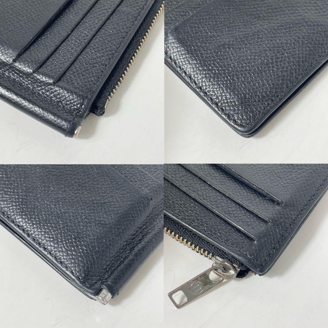 ✨️付属品✨️ マルジェラ マネークリップ シボ革 レザー 4ステッチ 黒