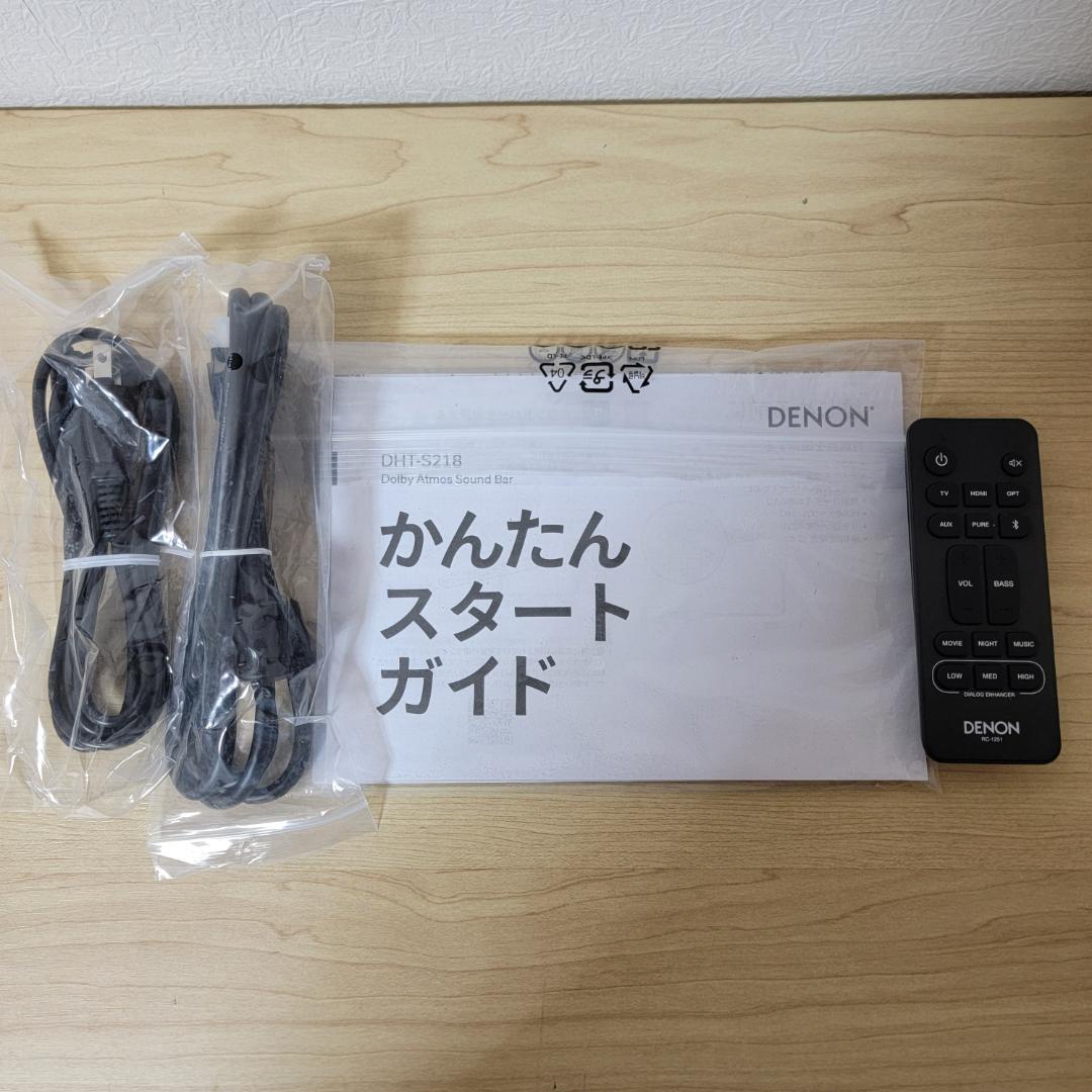 【ほぼ新品】DENON DHT-S218 サウンドバー