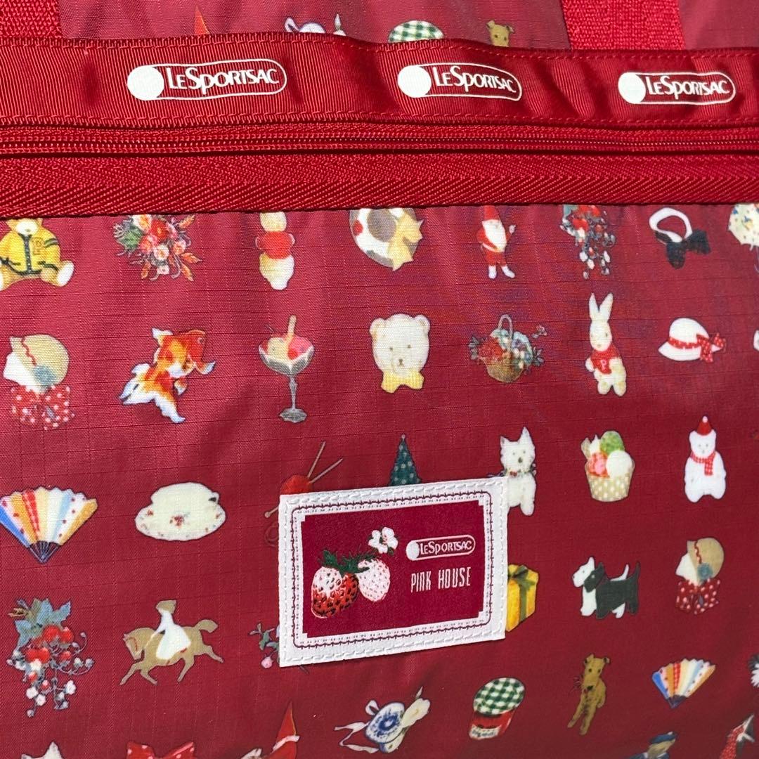 レスポートサック　ピンクハウスフェイバリッツ　ボストンバッグ　ラージ