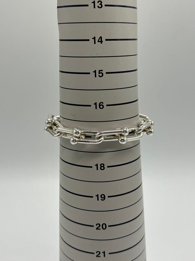ティファニー TIFFANY ハードウェア ラージリンク ブレスレット Lサイズ