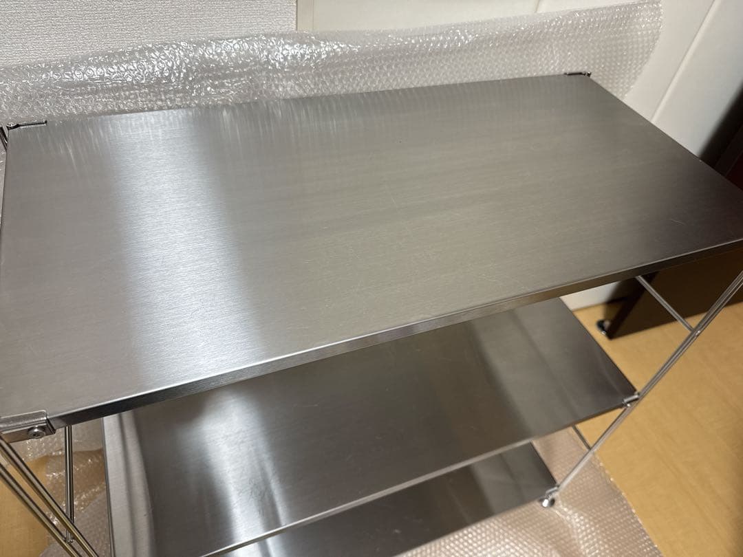 無印良品 ステンレスユニットシェルフ ワイド 小