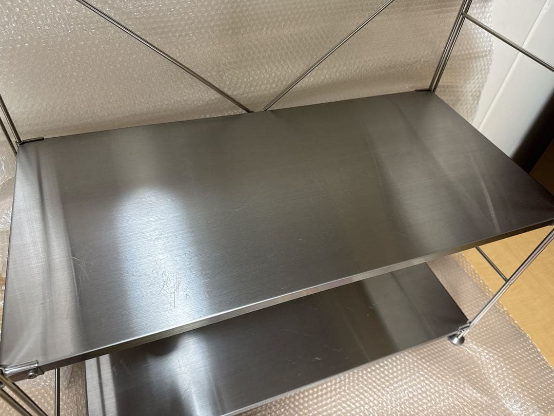 無印良品 ステンレスユニットシェルフ ワイド 小