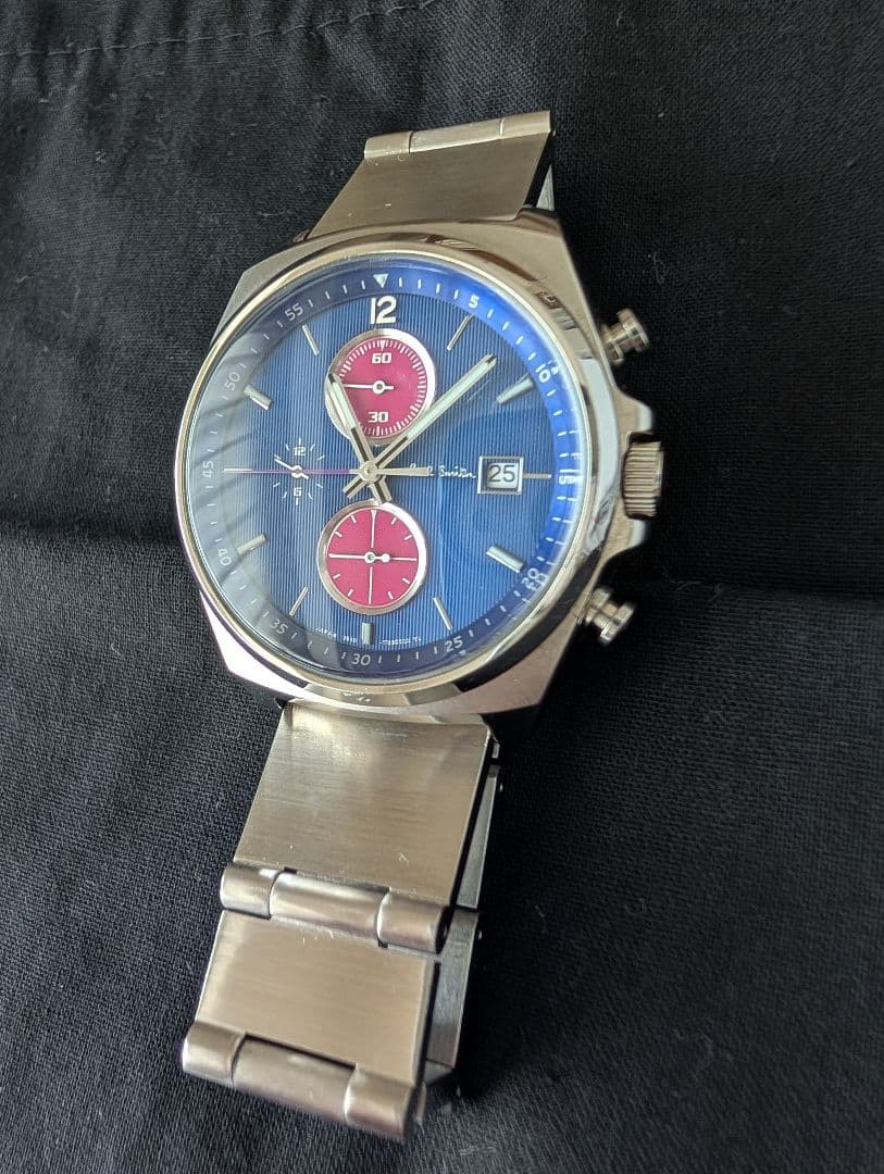 Paul Smith Chronograph ネイビーピンク