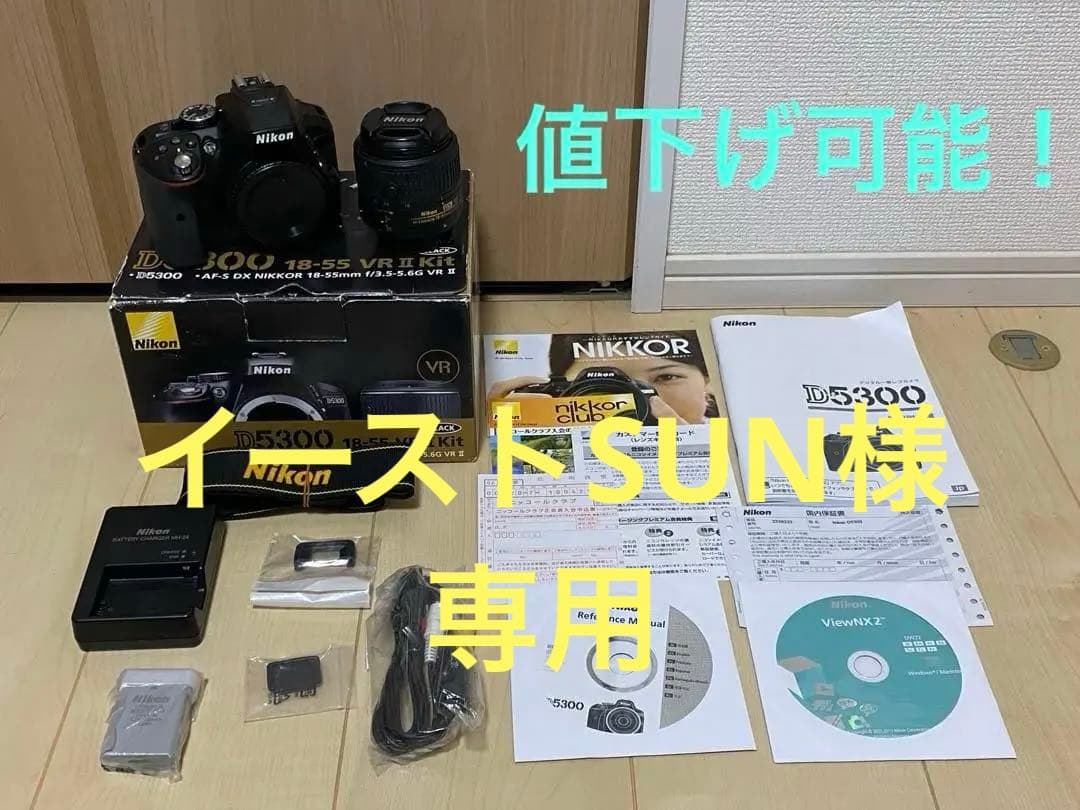 中古品 NIKON D5300 18-55 VRII kit(BRACK)