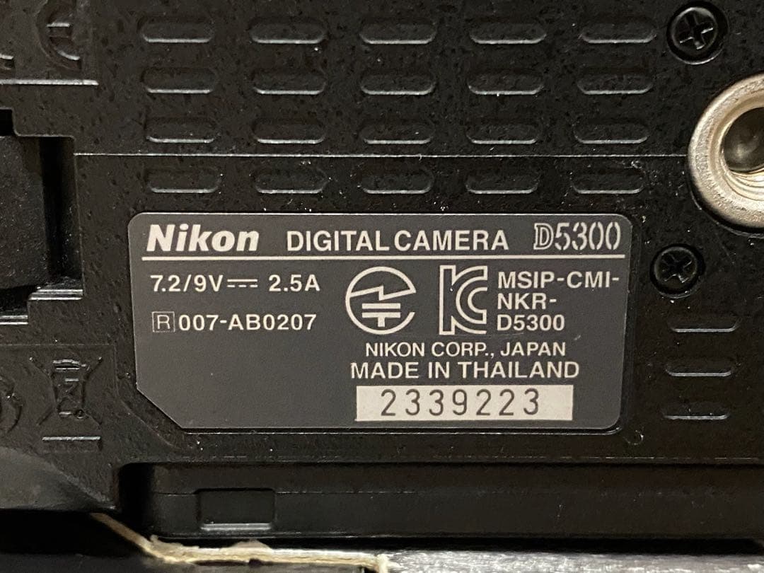 中古品 NIKON D5300 18-55 VRII kit(BRACK)