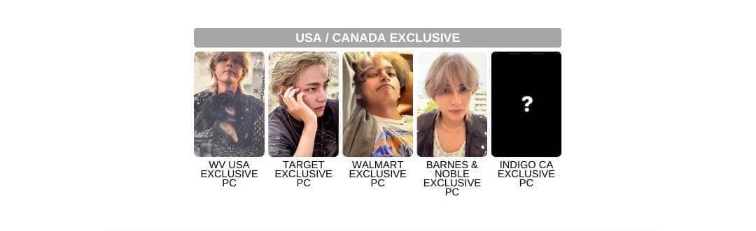 アメリカ限定版 BTS V テテ Layover USA限定特典トレカ 新品