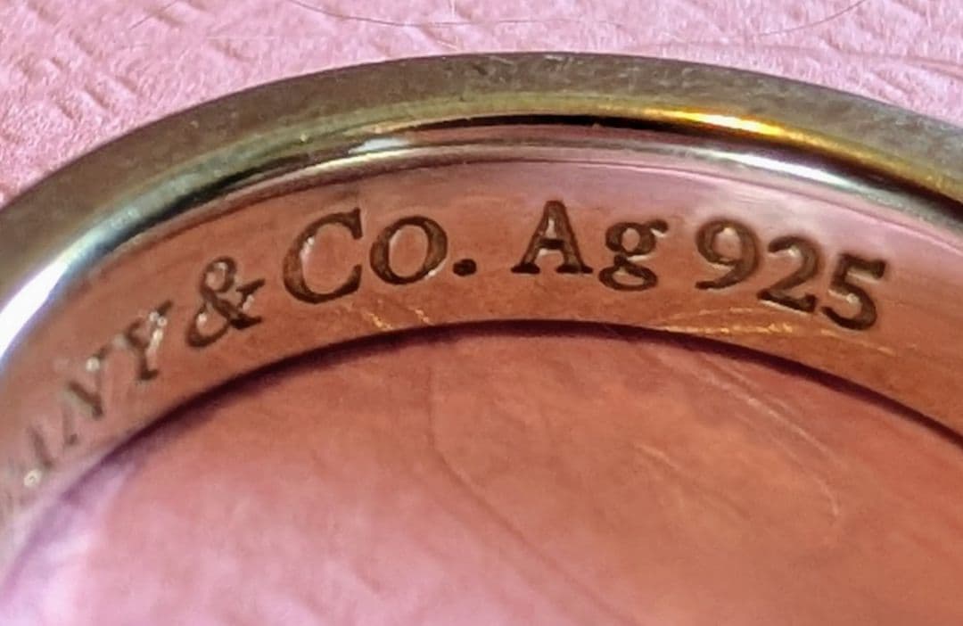 正規品 TIFFANY & CO 1837 T&CO リング SV925 7号
