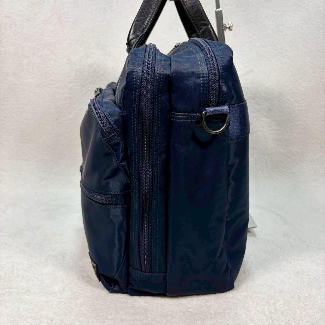 【美品✨】ポーター タイム 2WAYビジネスバッグ　ブリーフケース　ショルダー付