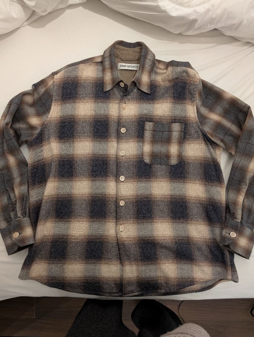 【44】OUR LEGACY ABOVE SHIRT Doyle Check