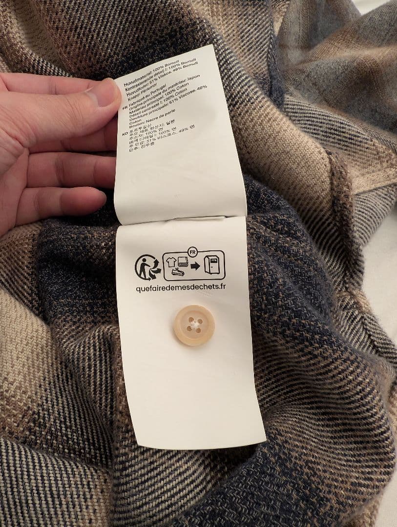 【44】OUR LEGACY ABOVE SHIRT Doyle Check