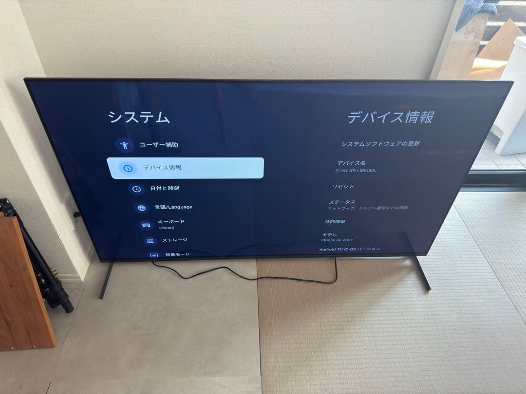 【さくらさん専用】SONY XRJ-55A80L 有機EL テレビ