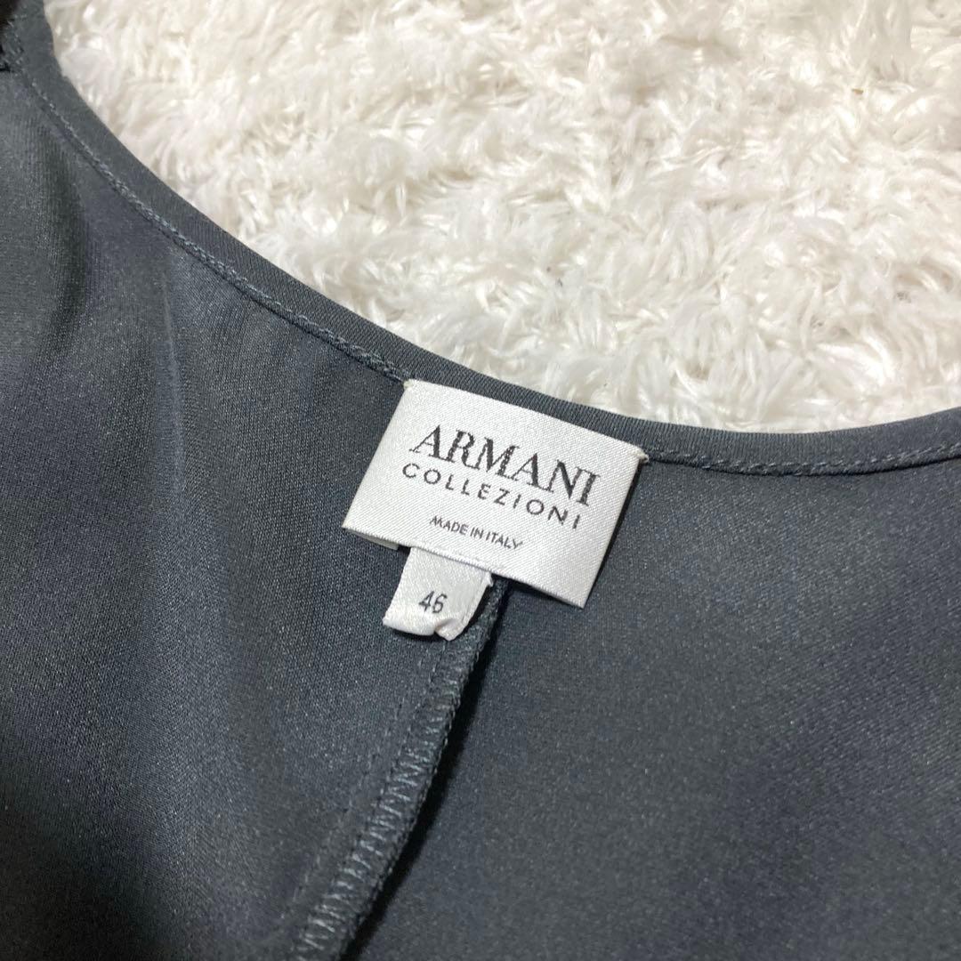 パンツタグ付き♡ 大きいサイズ アルマーニ シルク混 セットアップ 上下