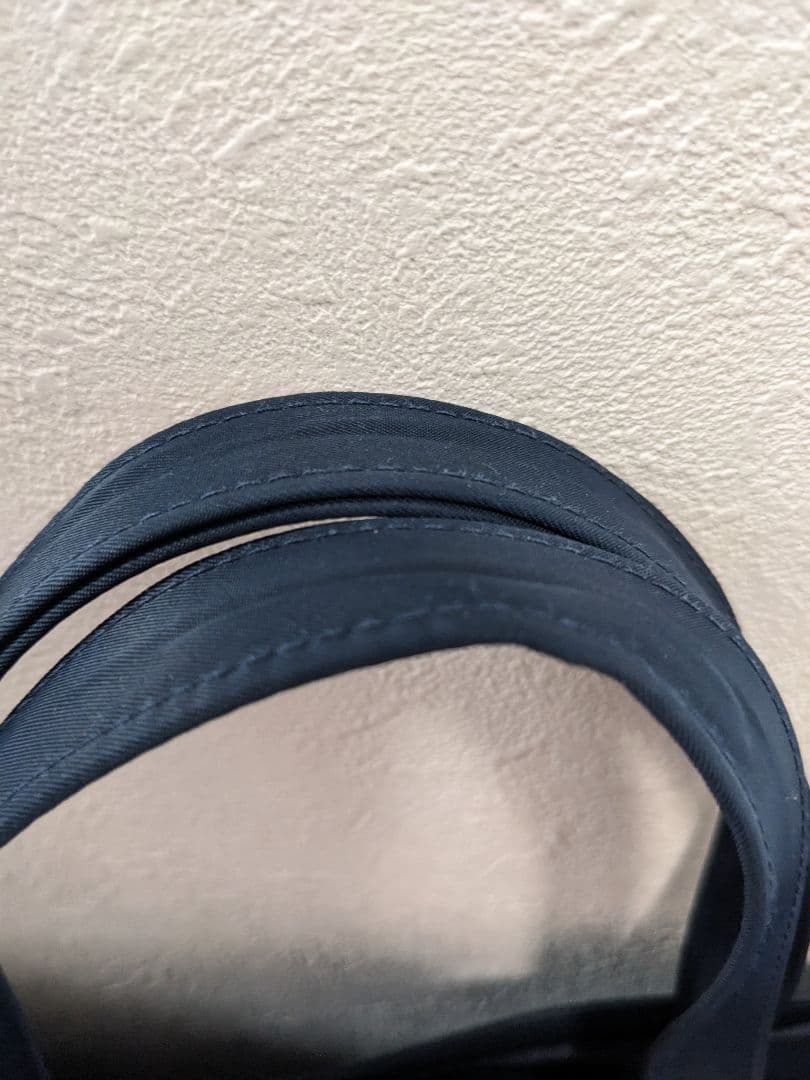 ファミリア　お受験トートバッグ　保護者用バッグ　ネイビー