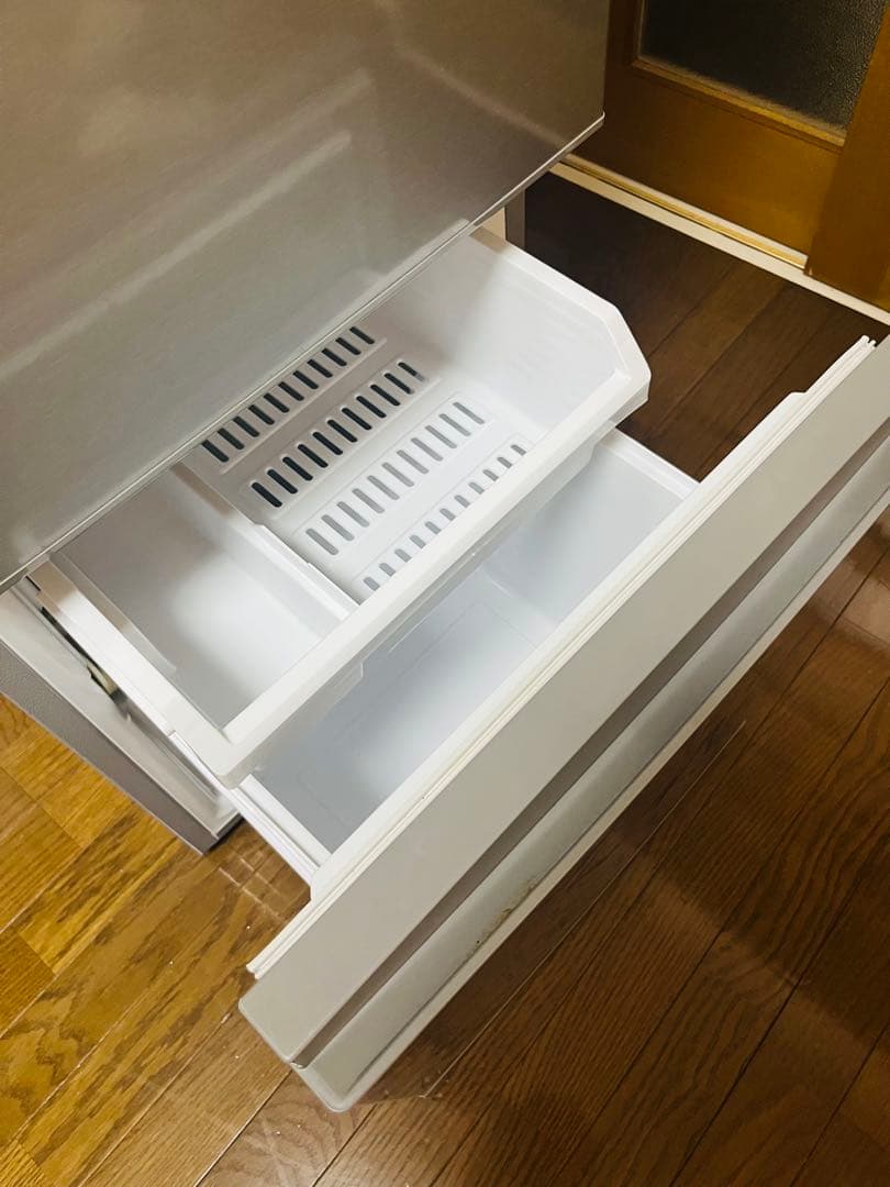 Aqua 2ドア冷蔵庫 シルバー