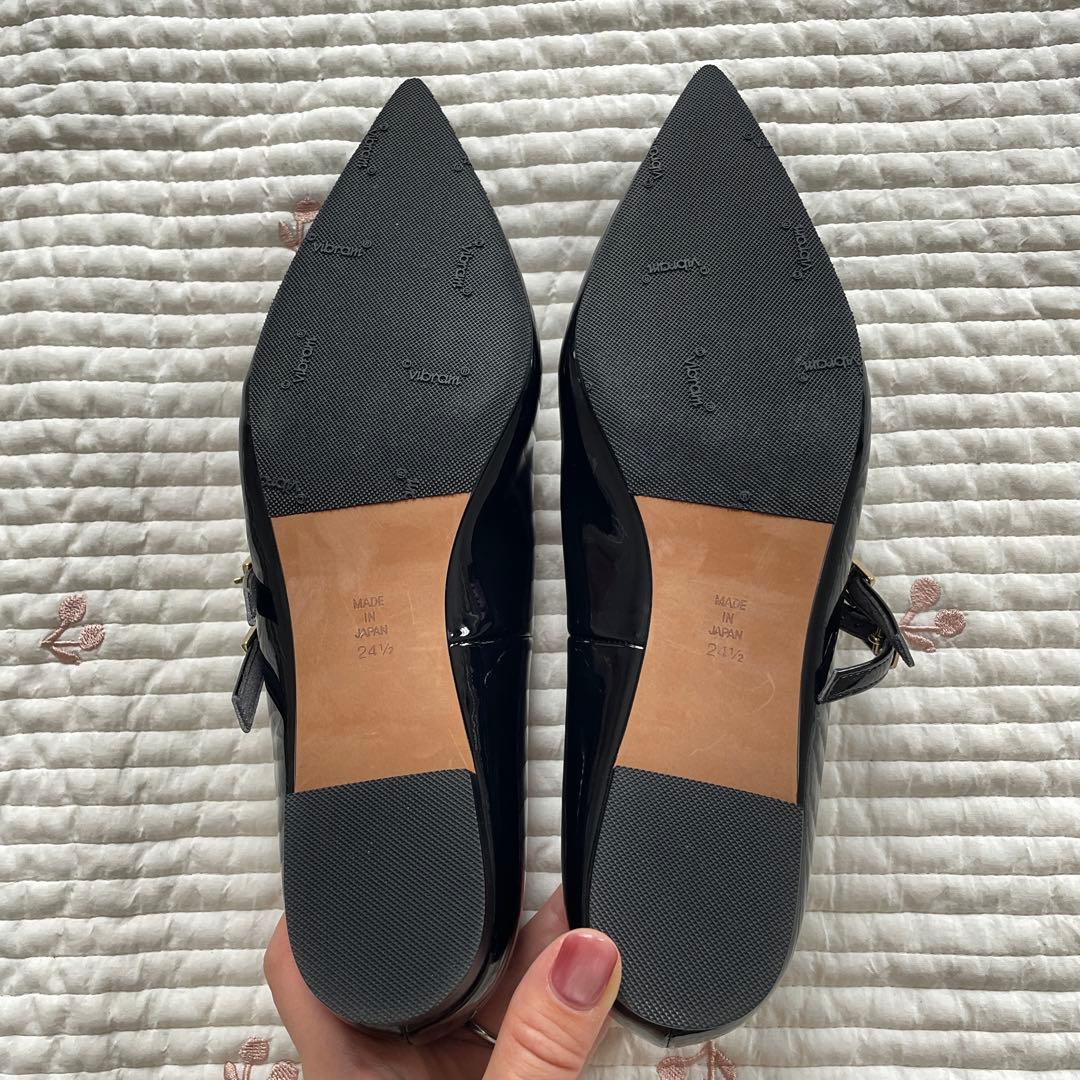 Yuka※OHGA オーガ　メリージェーン　ダブルストラップパンプス