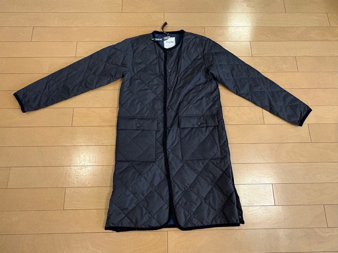 新品　TION タイオン　CITY LINE キルティングダウンジャケット　黒S