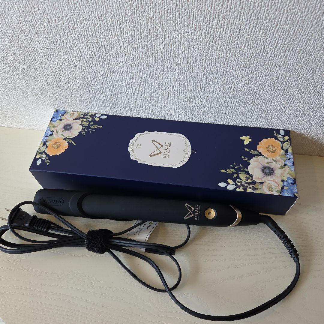 絹女 KINUJO ストレートヘアアイロン ワールドワイドモデル ブラック