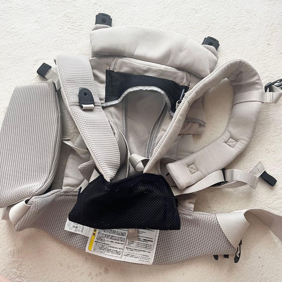 Aprica アップリカ 抱っこ紐 ラクリス ベージュ メッシュ